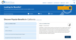 Desktop Screenshot of benefits.gov