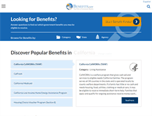 Tablet Screenshot of benefits.gov